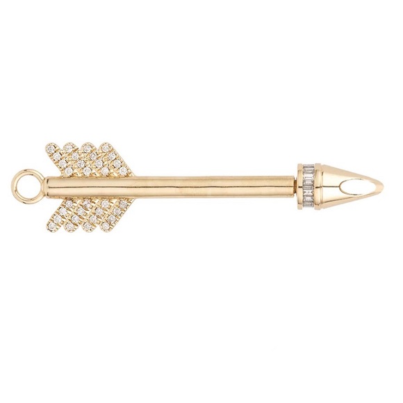 Diamond Arrow Hinged Charm for Big Beads - Picture 1 of 8